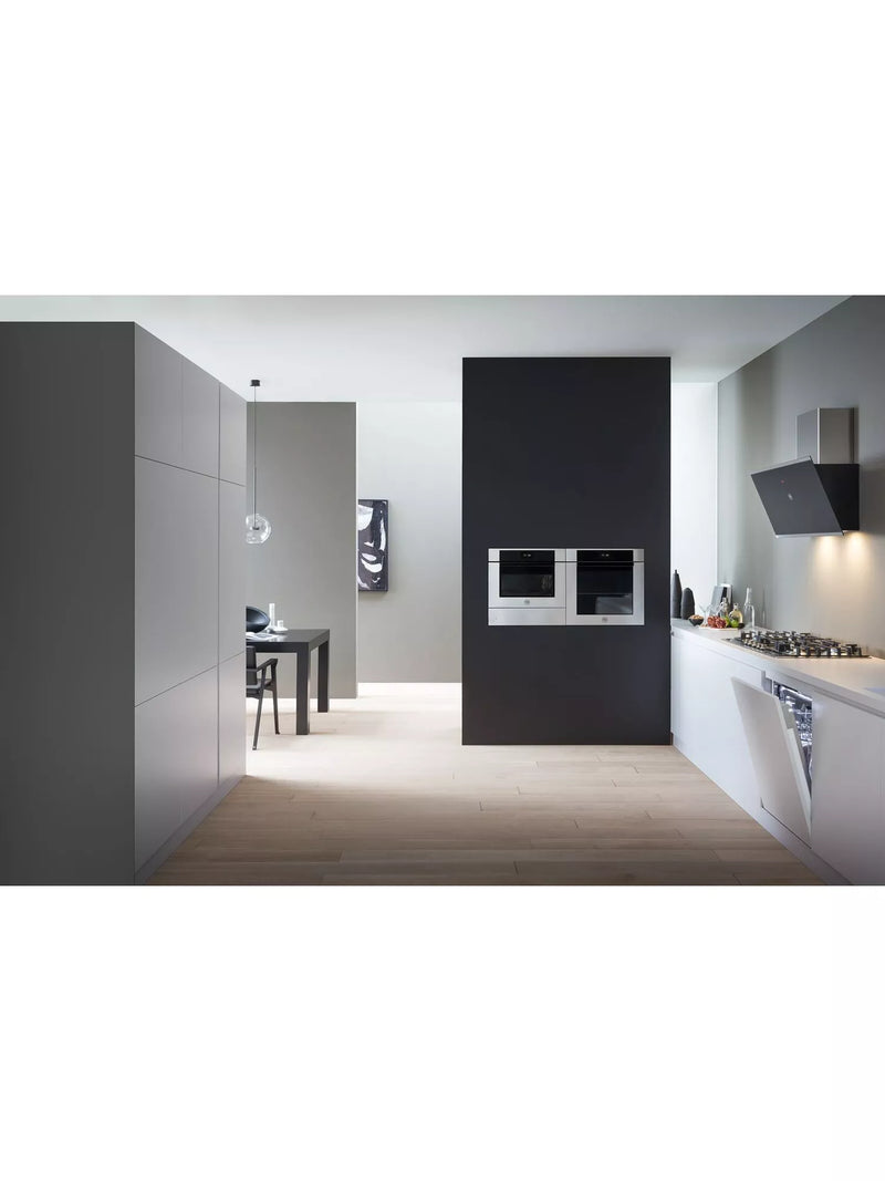 Bertazzoni chimney cooker hood 90cm black glass, imported from the UK