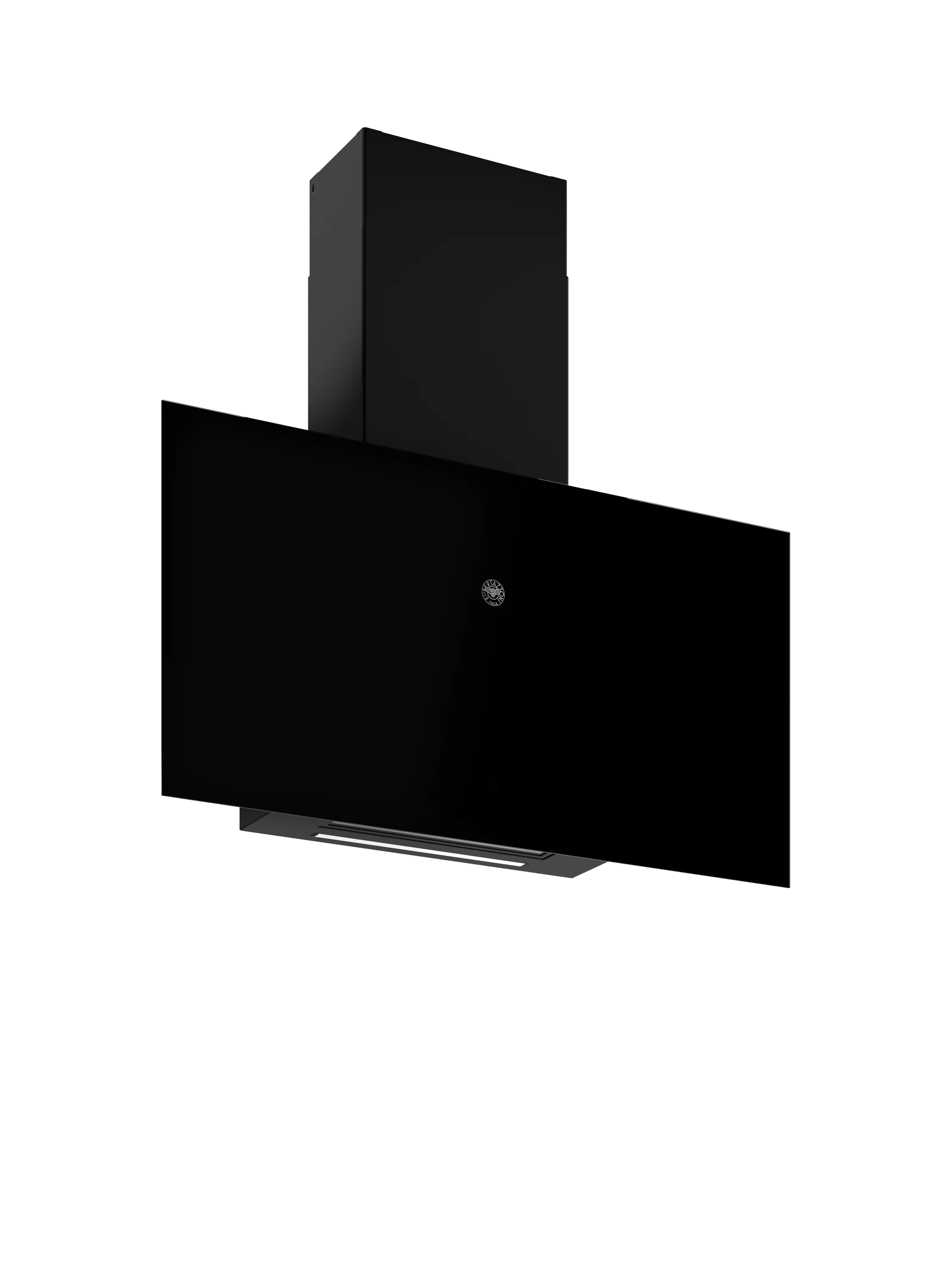 Bertazzoni chimney cooker hood black glass 90cm - British product