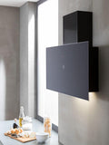 Bertazzoni chimney cooker hood black glass 90cm - British product