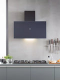 Bertazzoni chimney cooker hood black glass 90cm - British product