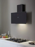 Bertazzoni chimney cooker hood black glass 90cm - British product