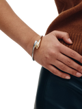 EDBLAD Harmony mixed curved bracelet silver multi - British product