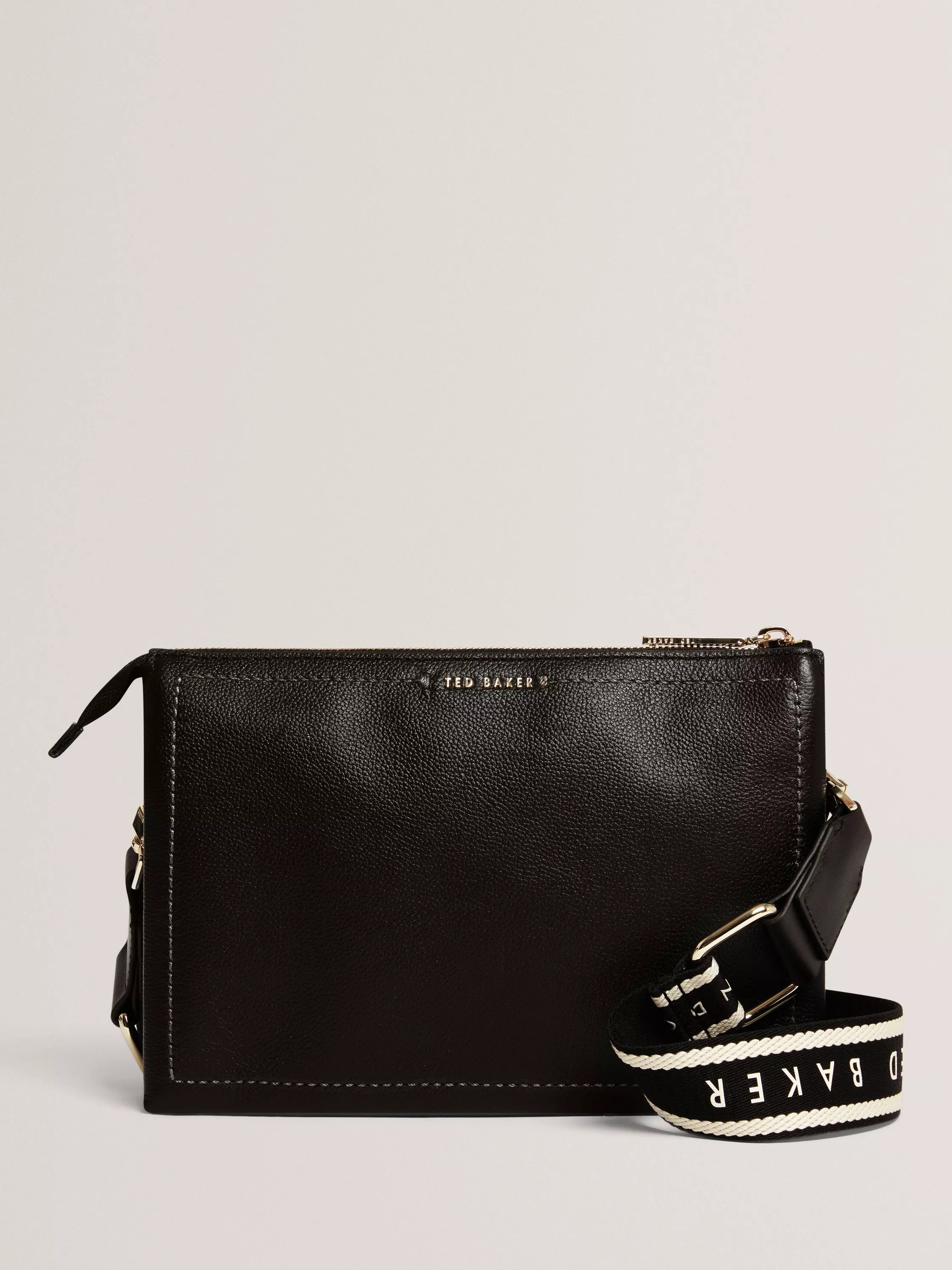 Ted Baker Larinda leather crossbody bag with adjustable strap - British product