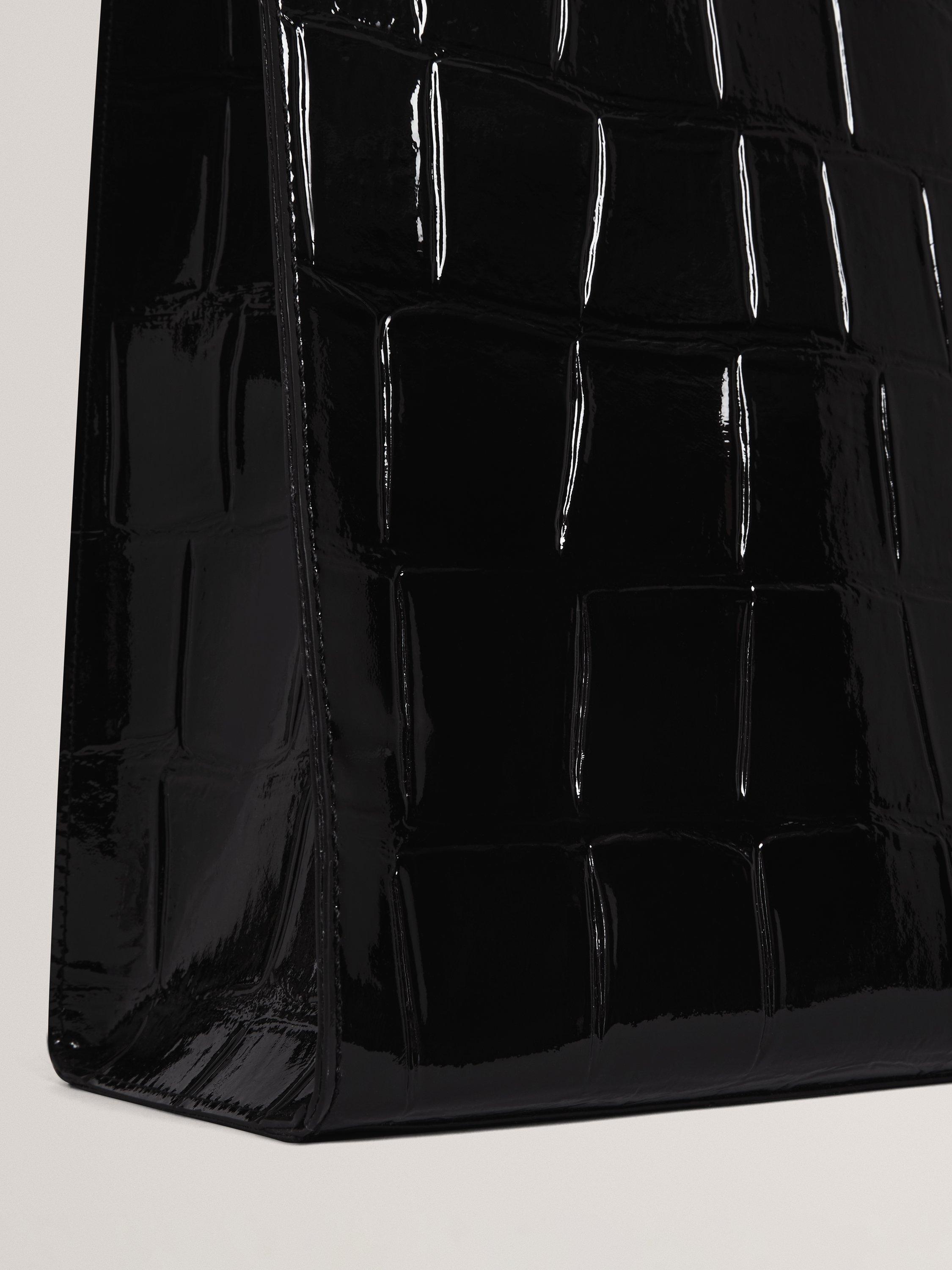 Ted Baker croc tote bag black, imported from the UK
