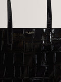 Ted Baker croc tote bag black, imported from the UK