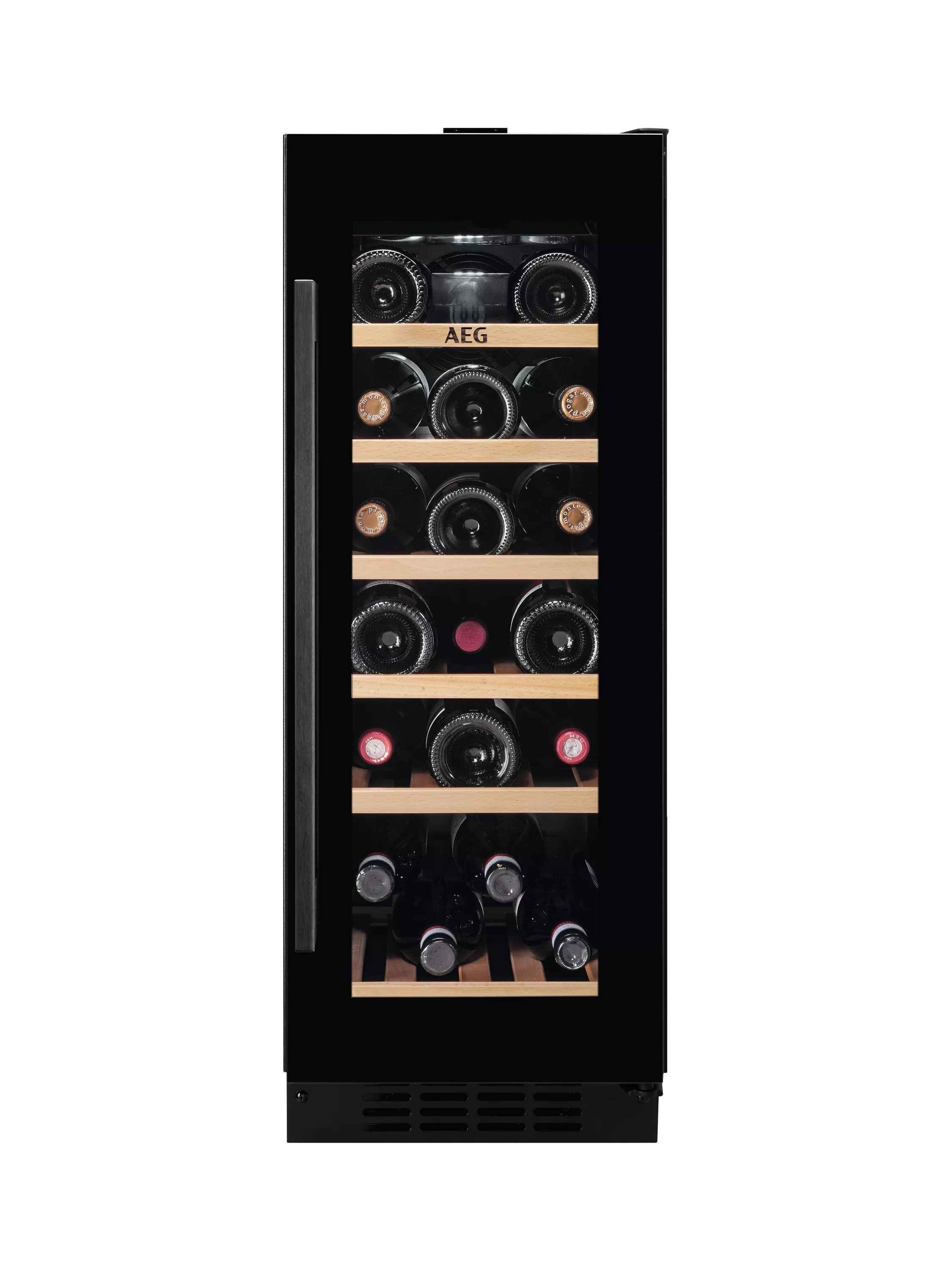 AEG integrated wine cabinet black 20 bottles, UK version
