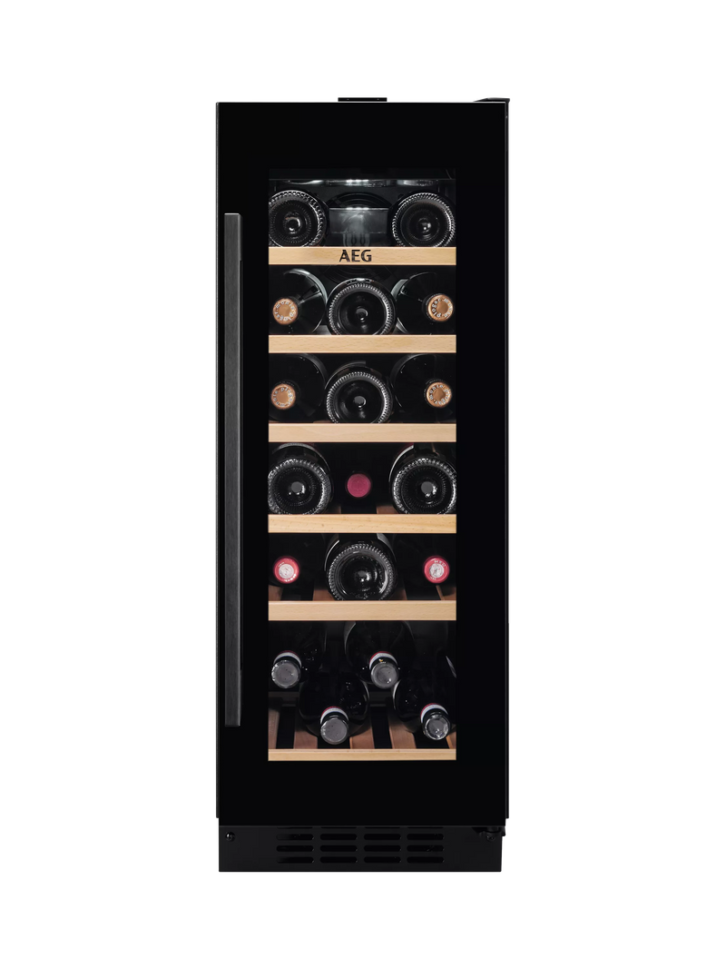 AEG integrated wine cabinet black 20 bottles, UK version