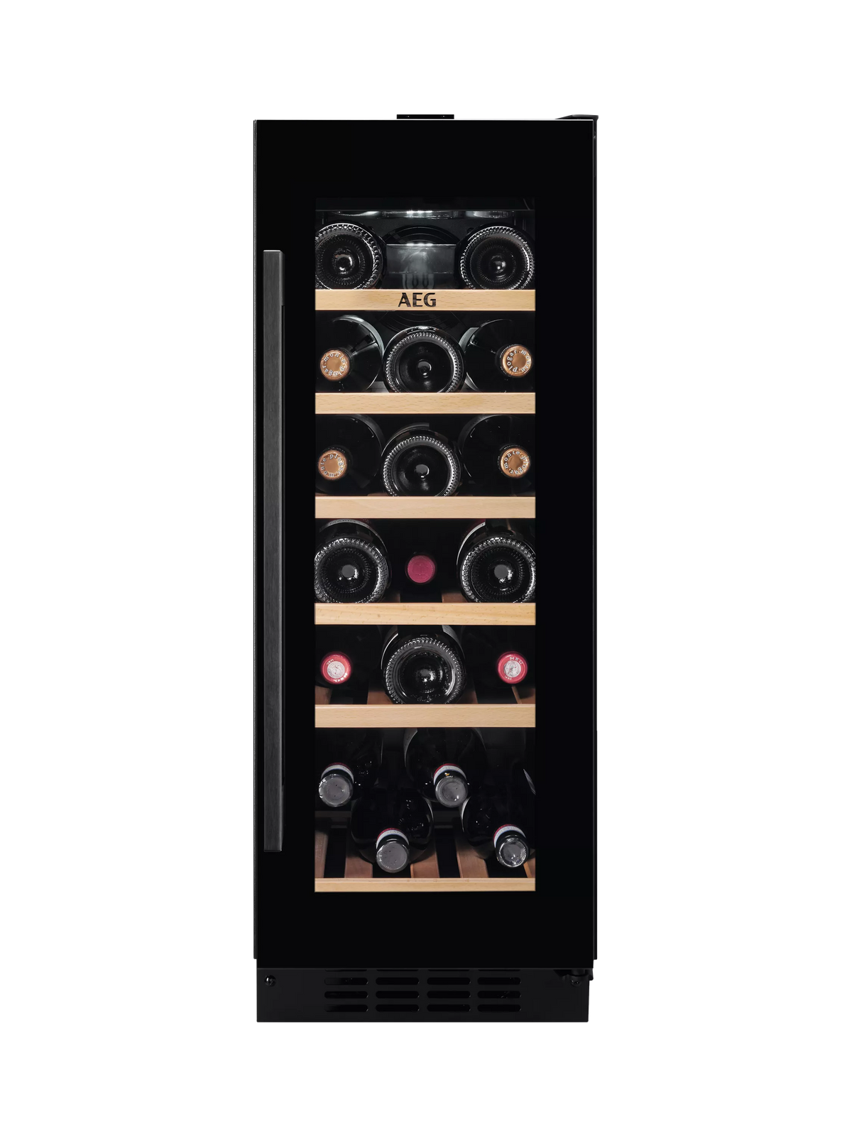 AEG integrated wine cabinet black 20 bottles, UK version