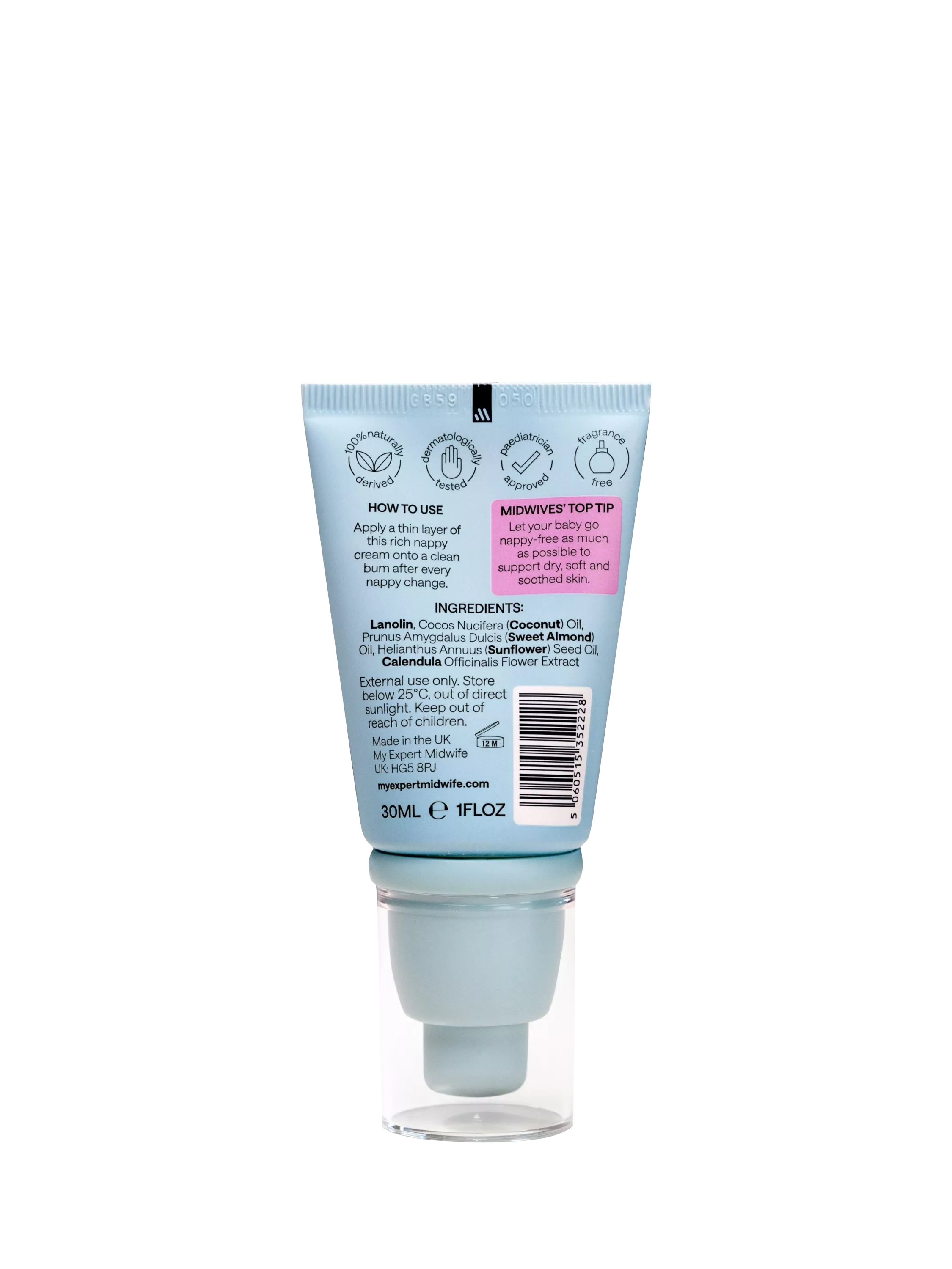 My Expert Midwife Bum Balm nappy cream 30ml - British product