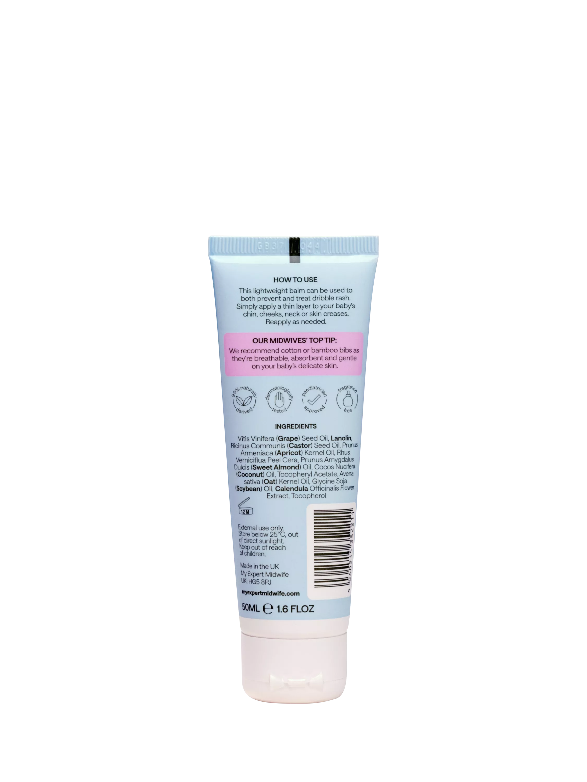 My Expert Midwife Dribble Defence balm 50ml, imported from the UK