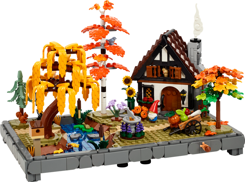LEGO Icons Autumn Cottage Garden building set 1,102 pieces, UK version