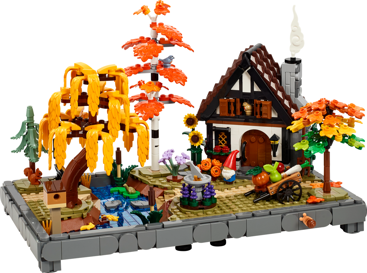LEGO Icons Autumn Cottage Garden building set 1,102 pieces, UK version