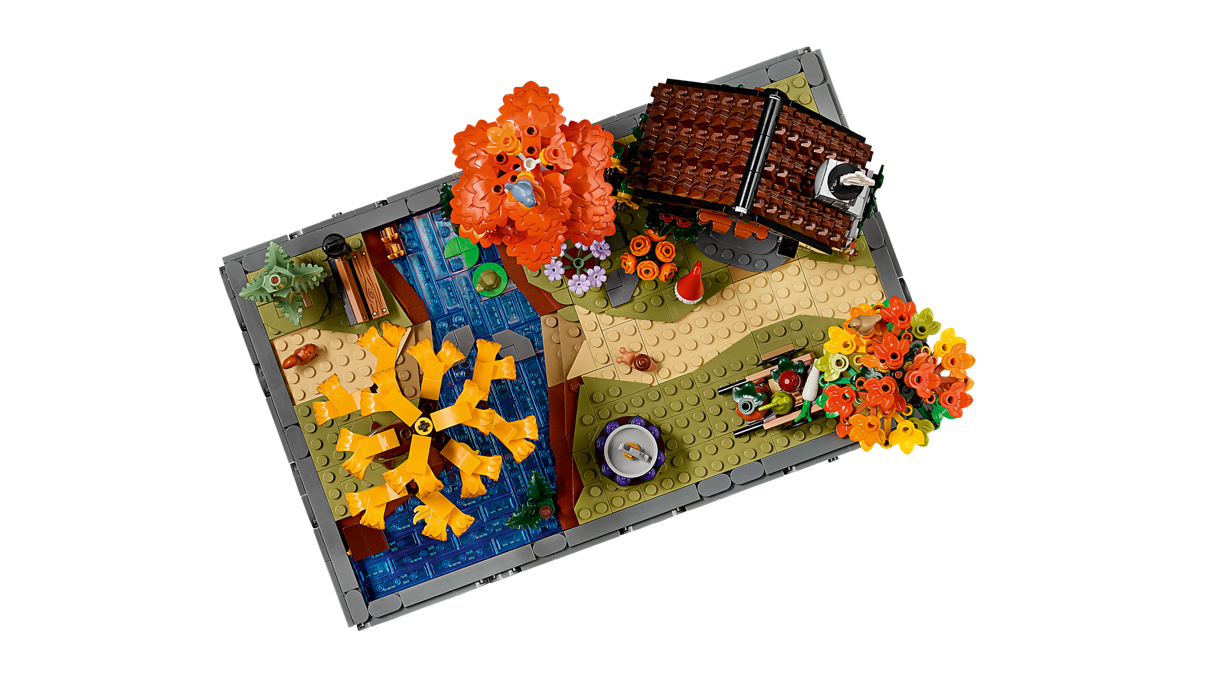 LEGO Icons Autumn Cottage Garden building set 1,102 pieces, UK version