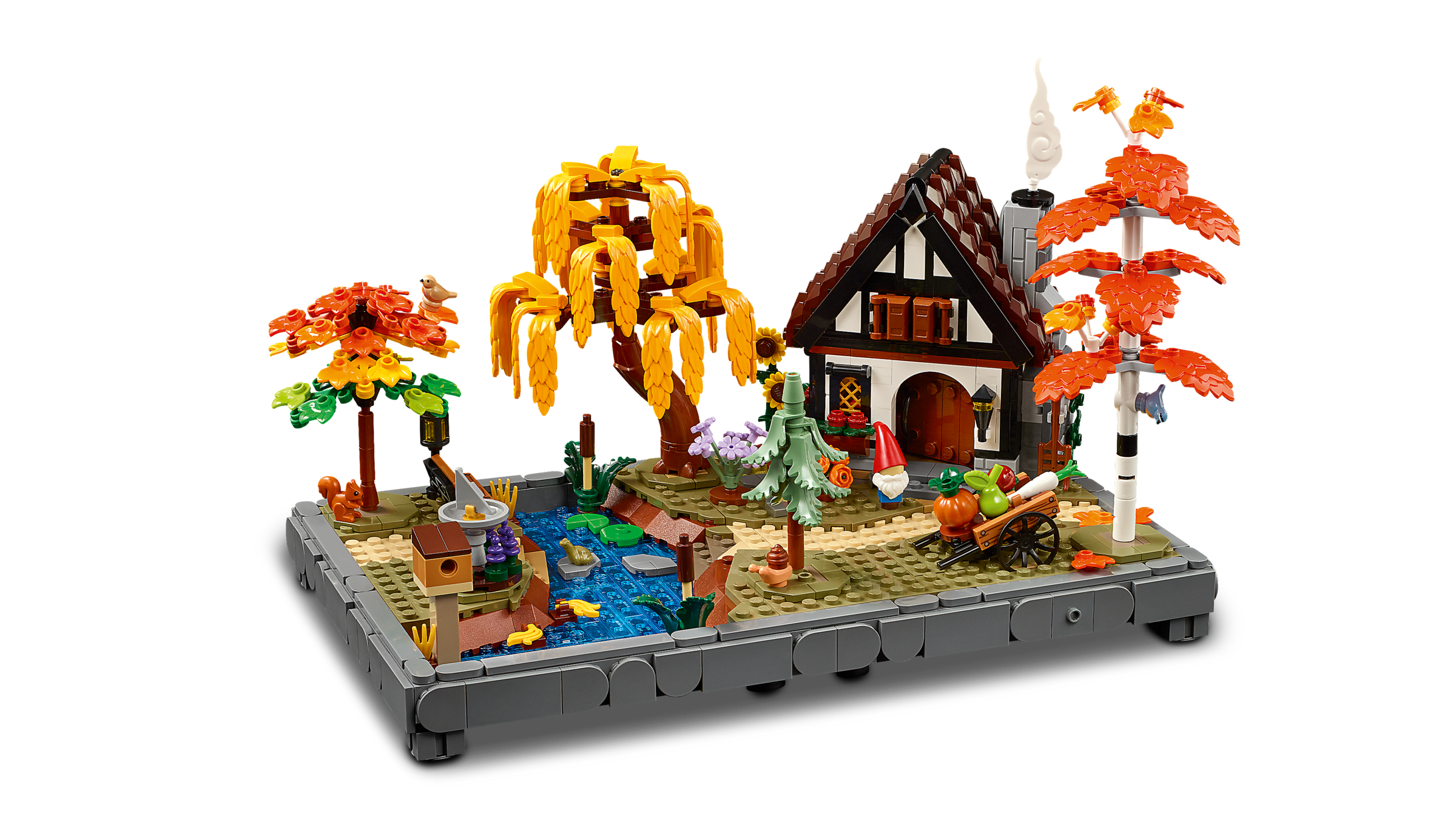LEGO Icons Autumn Cottage Garden building set 1,102 pieces, UK version