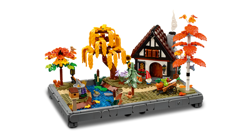 LEGO Icons Autumn Cottage Garden building set 1,102 pieces, UK version