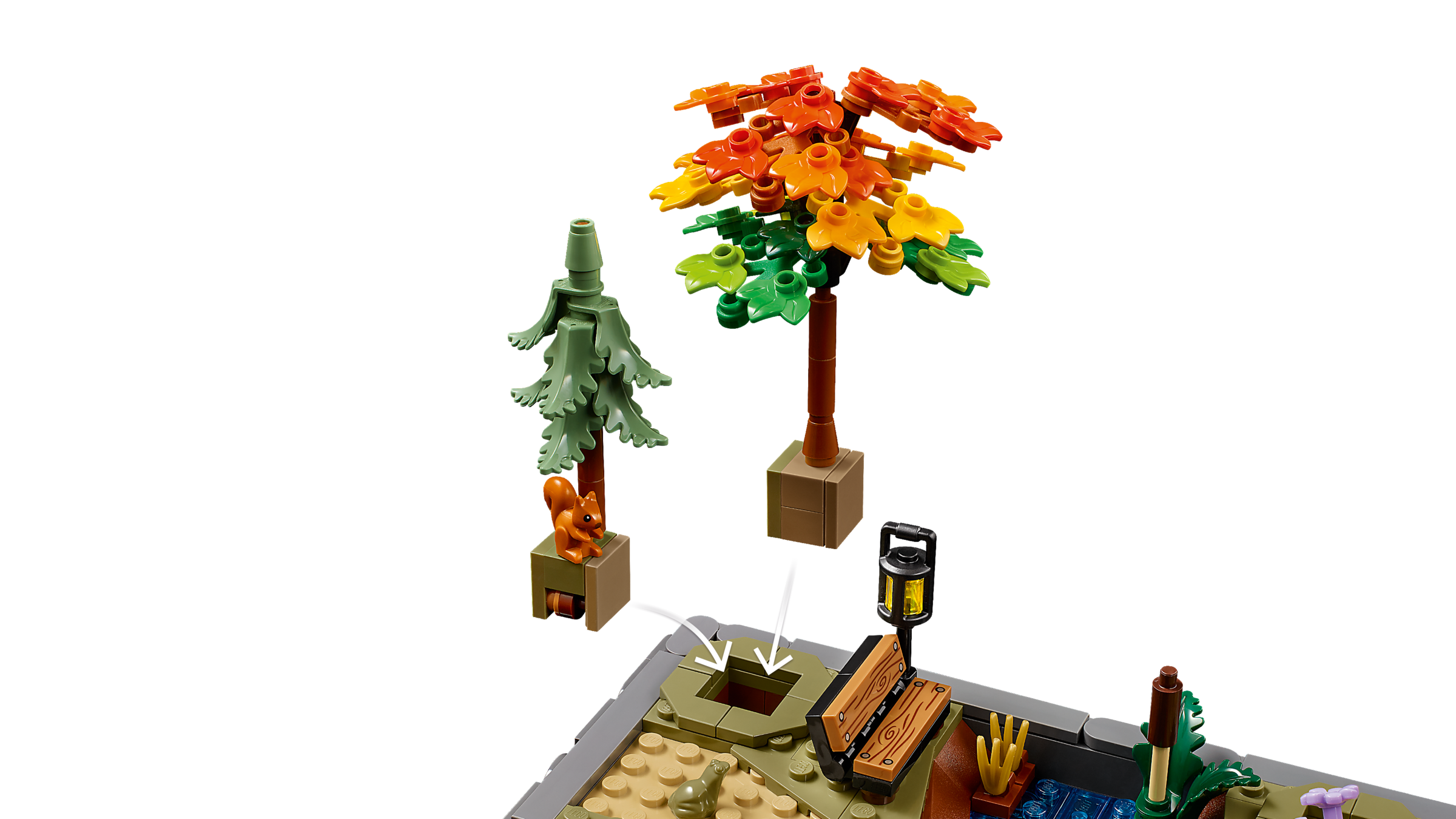 LEGO Icons Autumn Cottage Garden building set 1,102 pieces, UK version