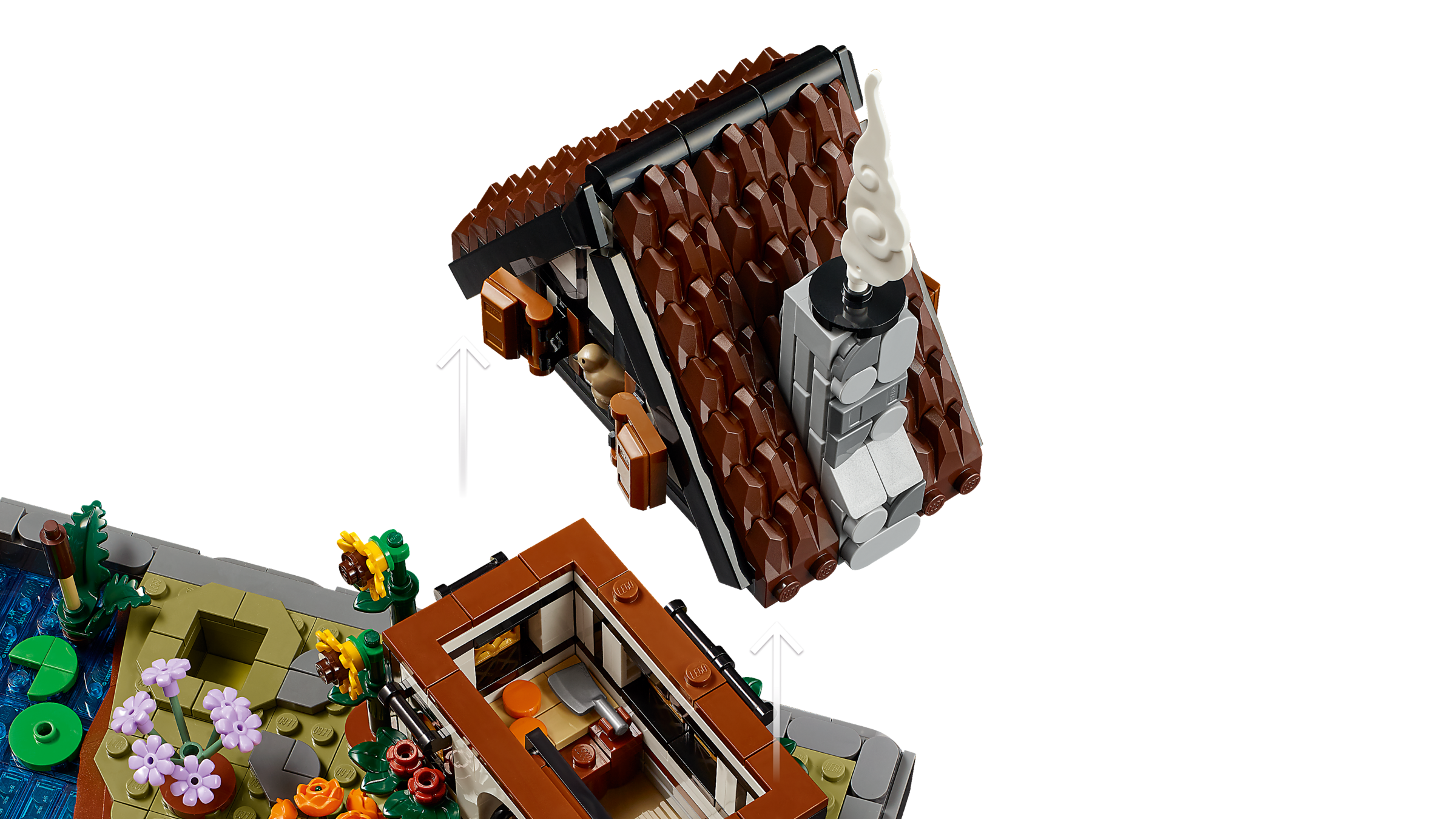 LEGO Icons Autumn Cottage Garden building set 1,102 pieces, UK version