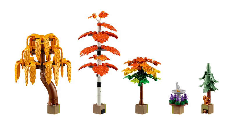 LEGO Icons Autumn Cottage Garden building set 1,102 pieces, UK version