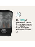 Baby Brezza baby bottle steriliser and dryer Black - British product