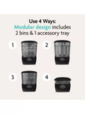 Baby Brezza baby bottle steriliser and dryer Black - British product