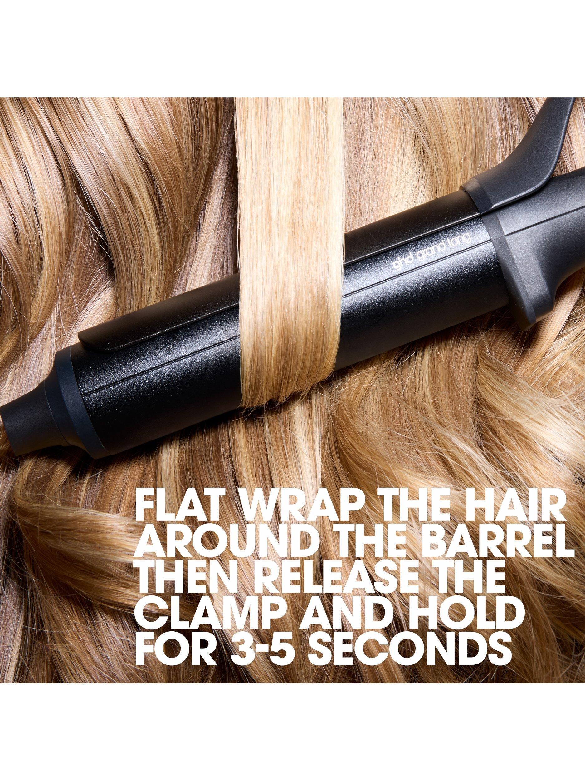 ghd Grand Tong curling tong 32mm black, imported from the UK