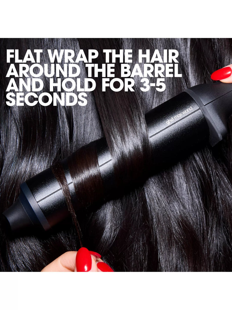 ghd Chronos Curve Max Wand 38mm hair curler, imported from the UK