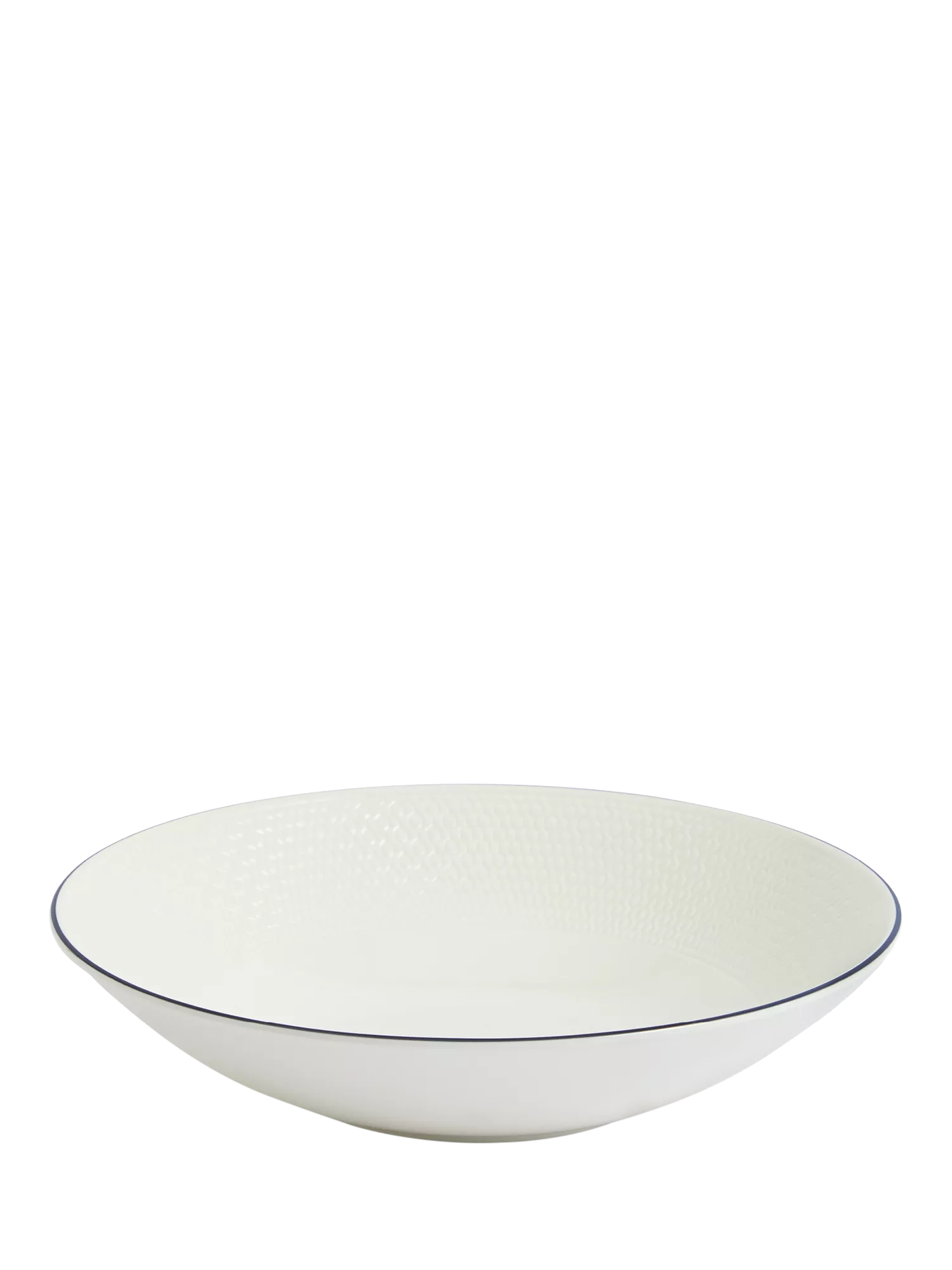 Wedgwood Gio Blue Line bone china pasta bowl 23cm, UK version