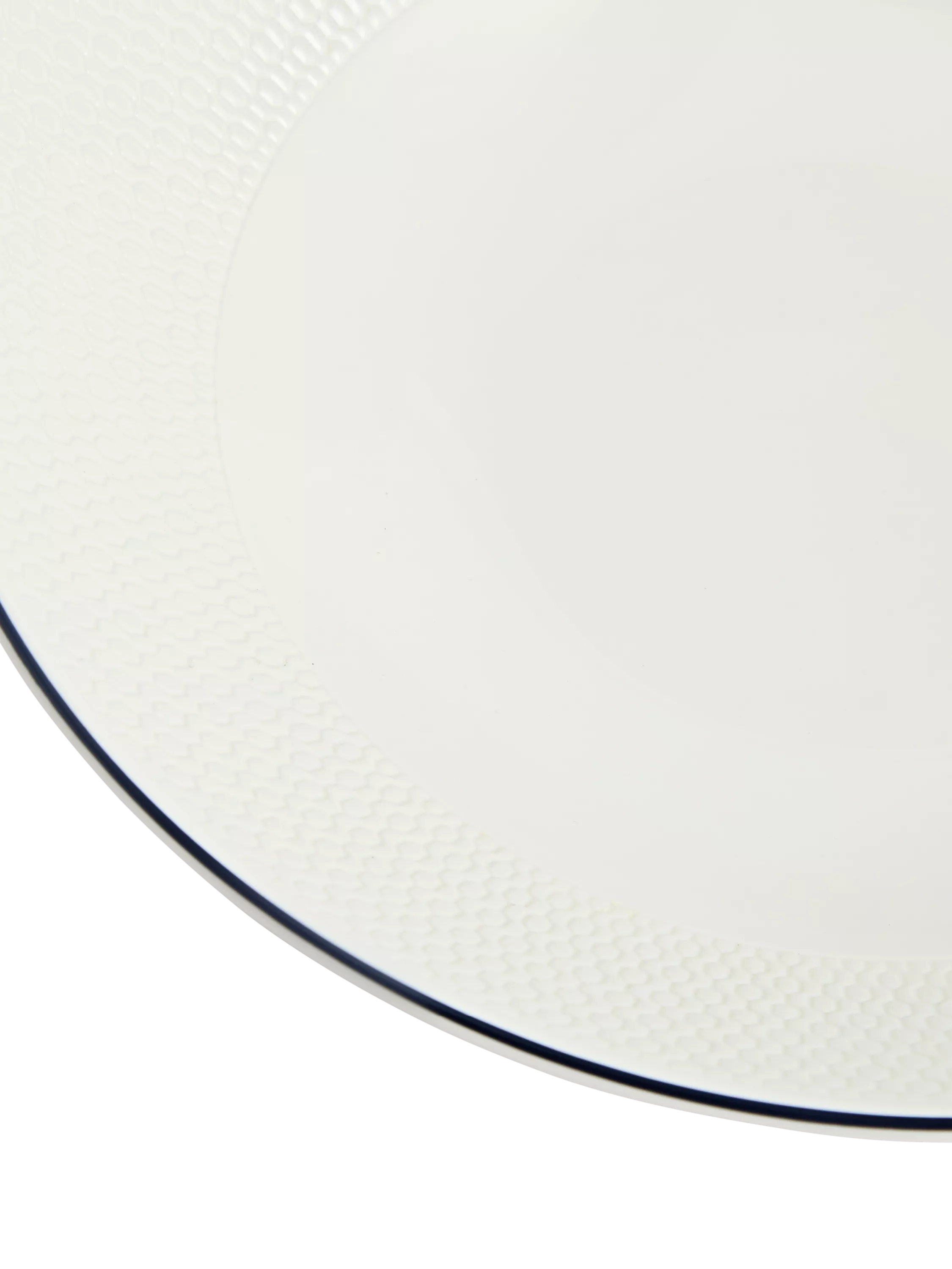 Wedgwood Gio Blue Line bone china pasta bowl 23cm, UK version