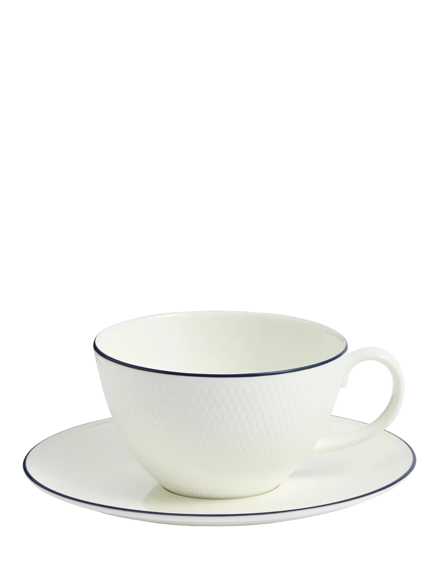Wedgwood Gio Blue bone china tea cup and saucer 290ml - British product
