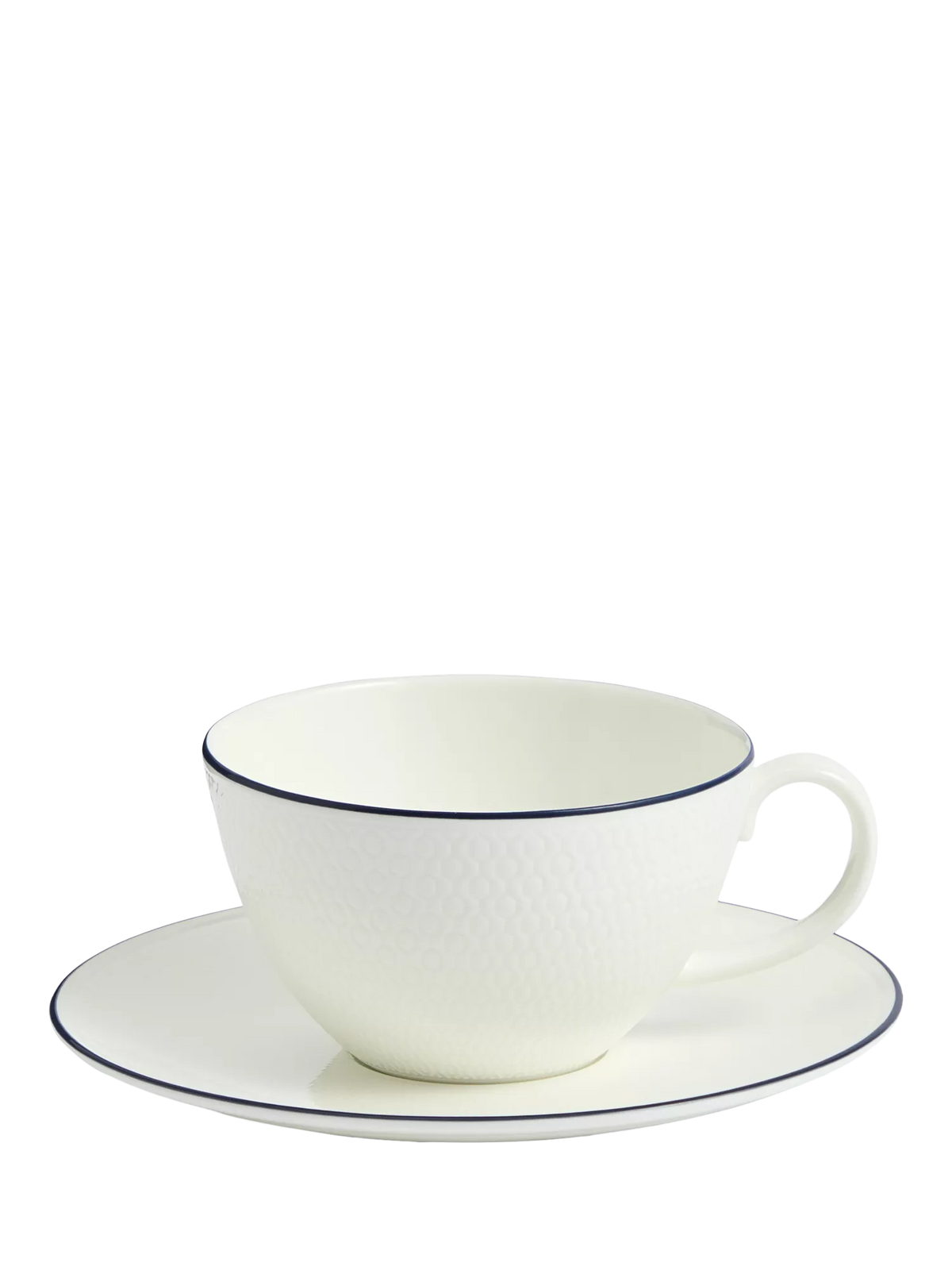 Wedgwood Gio Blue bone china tea cup and saucer 290ml - British product
