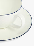 Wedgwood Gio Blue bone china tea cup and saucer 290ml - British product