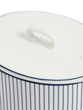 Wedgwood bone china teapot 940ml white blue pinstripe (British brand)