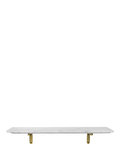 Swoon Jackman marble wall shelf white, UK version