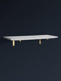 Swoon Jackman marble wall shelf white, UK version