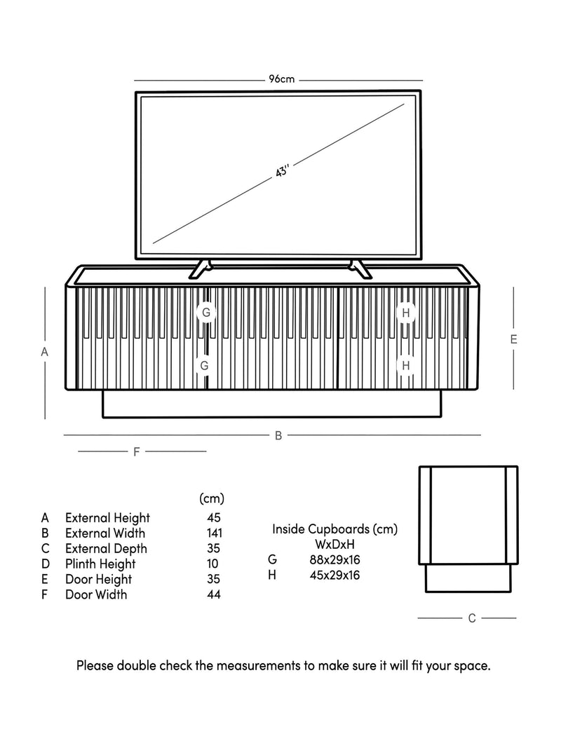 Swoon Hampstead dark brown media unit - British product