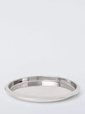 John Lewis round stainless steel bar tray silver, UK version