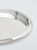 John Lewis round stainless steel bar tray silver, UK version