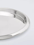 John Lewis round stainless steel bar tray silver, UK version