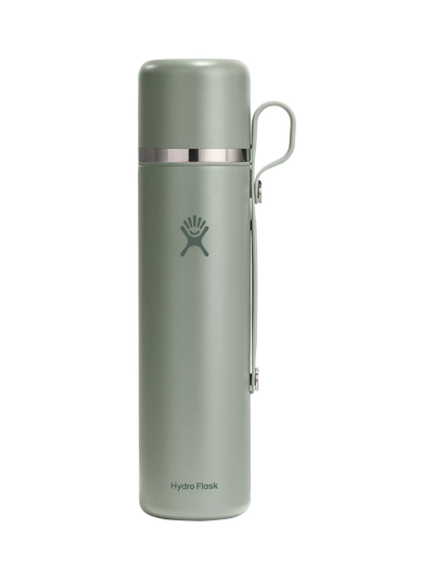 John Lewis Hydro Flask Double Wall Vacuum Insulated Stainless Steel Hot Flask and Cup, Agave, 1L- Buy online at McGrocer