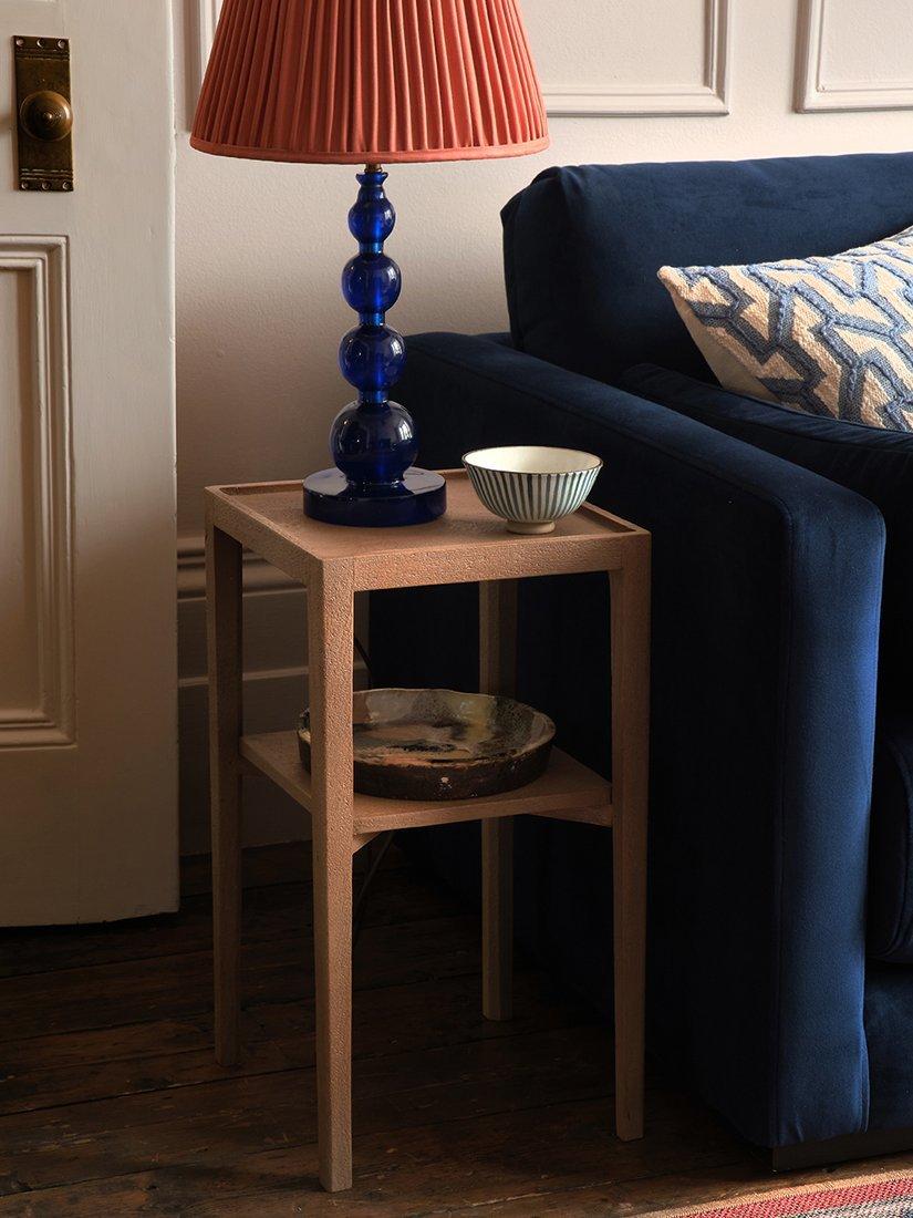 Swoon side table sandblasted grey mango wood small (British brand)