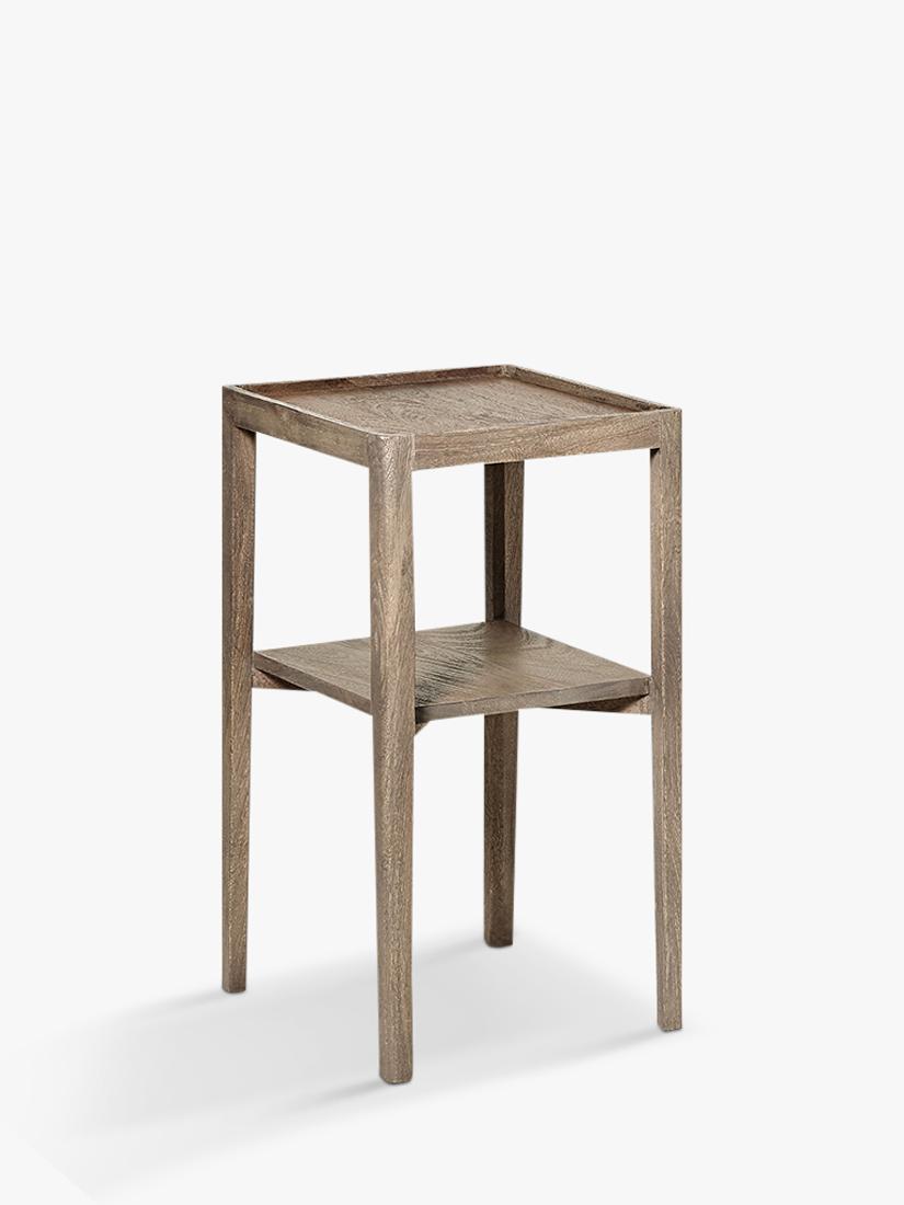Swoon side table sandblasted grey mango wood small (British brand)