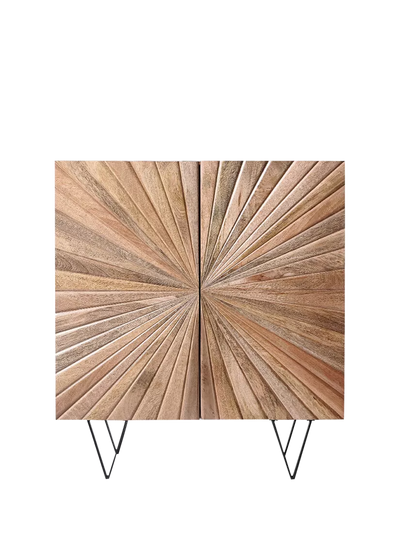John Lewis Swoon Ziggy Cabinet, Natural Oak Stain- Buy online at McGrocer