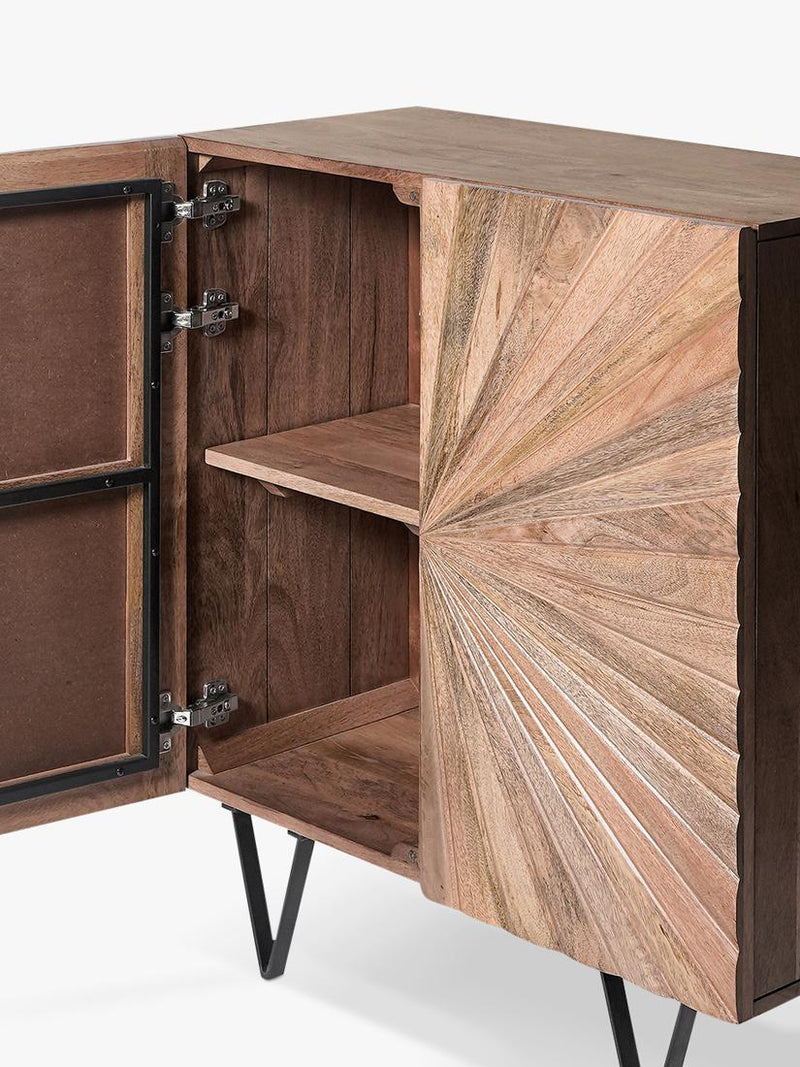 Swoon Ziggy cabinet in natural oak stain, UK version