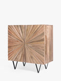 Swoon Ziggy cabinet in natural oak stain, UK version