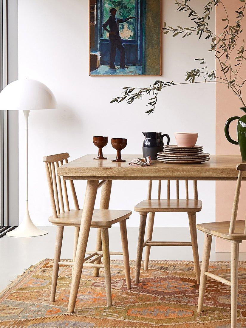 Swoon Ollie dining chair natural oak stain - British product