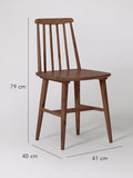 Swoon Ollie dining chair set of 2 dark brown (British brand)