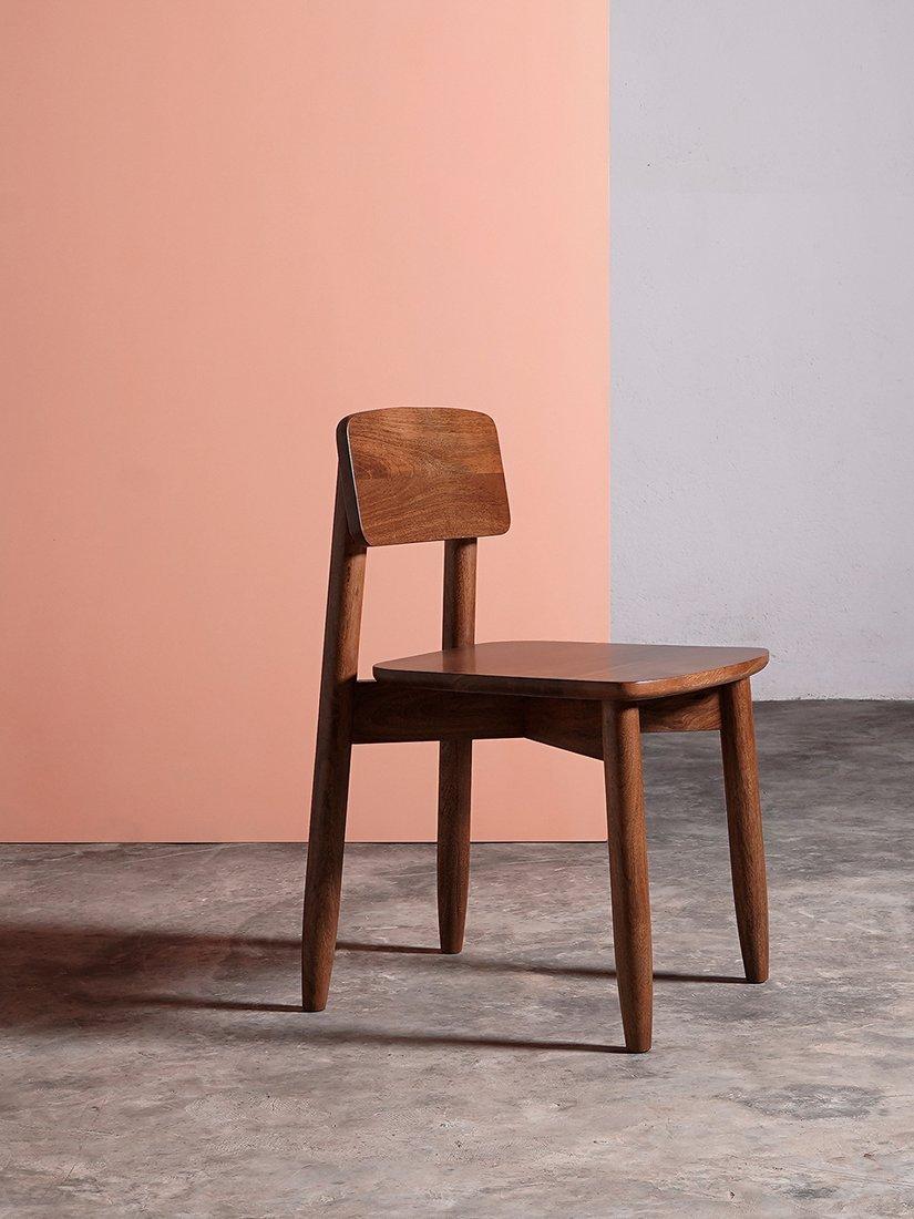 Swoon Southwark dark brown dining chair mango wood - British product