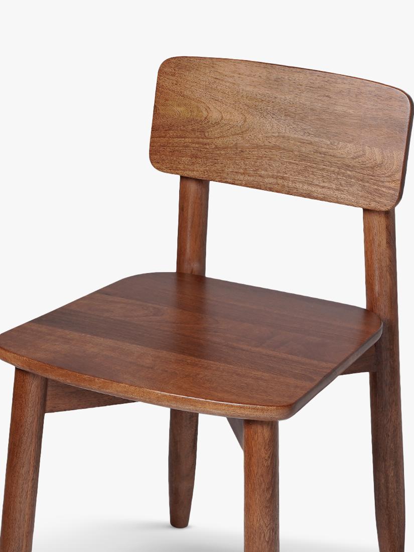 Swoon Southwark dark brown dining chair mango wood - British product