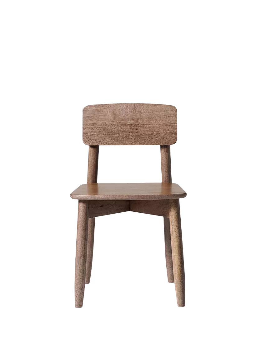 Swoon Southwark dining chair in natural oak stain, imported from the UK
