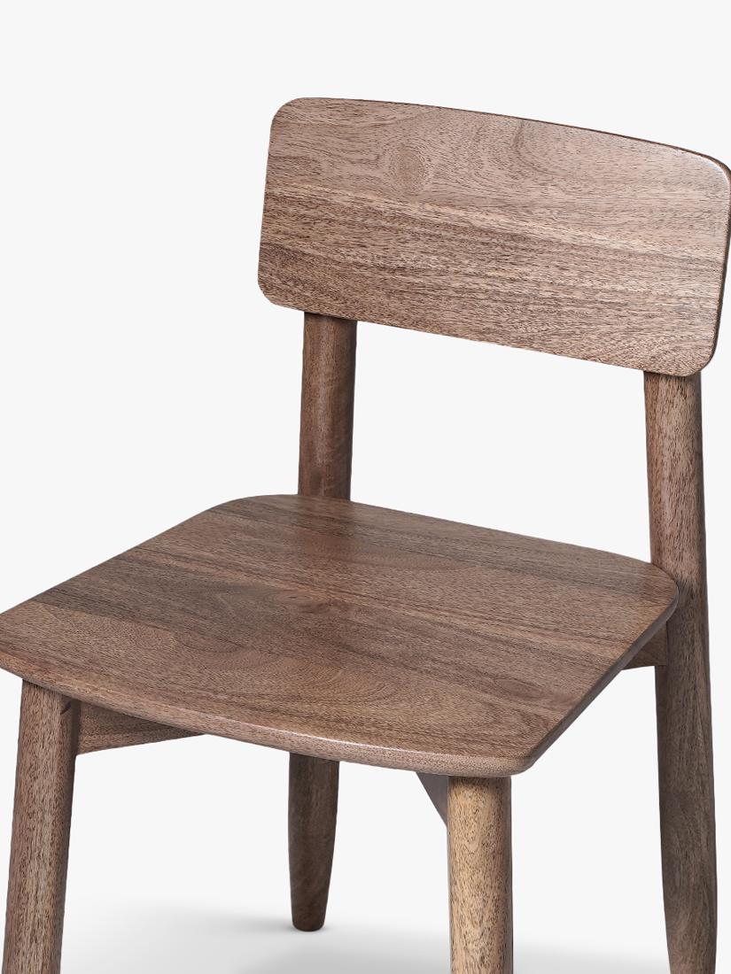 Swoon Southwark dining chair in natural oak stain, imported from the UK